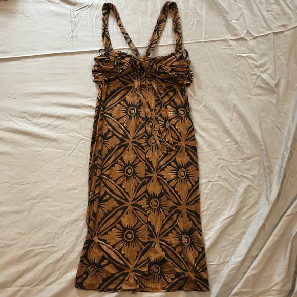 Sz 4 DVF Silk & Stretchy Dress - Picture 10 of 13